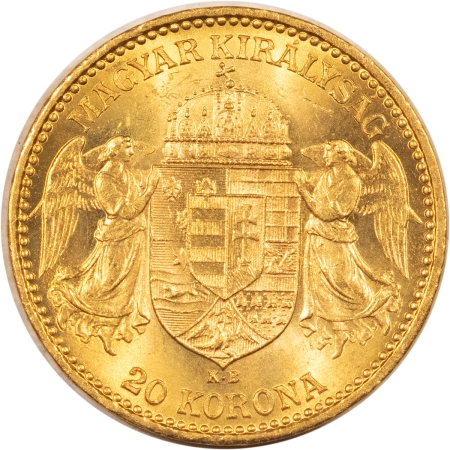 Gold Bullion 1897-KB HUNGARY 20 KORONA GOLD .1961 AGW LUSTROUS FLASHY BU!