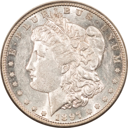 Morgan Dollars 1897-S $1 MORGAN DOLLAR – NICE FLASHY HIGH GRADE EXAMPLE! SOMEWHAT PROOFLIKE!