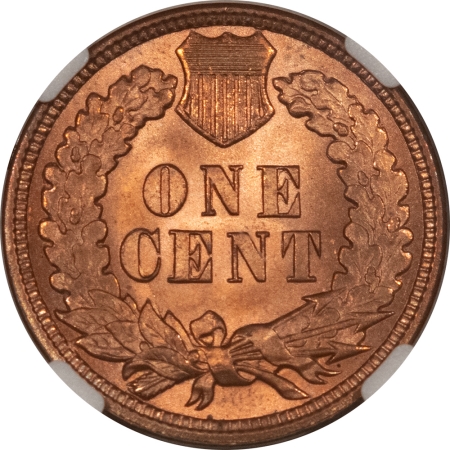 Indian 1898 INDIAN CENT – NGC MS-64 RB, LOOKS GEM! RED! PREMIUM QUALITY!