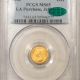 CAC Approved Coins 1903 $1 LA PURCHASE, MCKINLEY GOLD COMMEMORATIVE – PCGS MS-65 CAC, LUSTROUS, PQ!