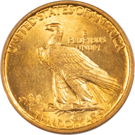 $10 1907 $10 INDIAN GOLD EAGLE NO MOTTO – PCGS MS-61, PREMIUM QUALITY! LOOKS CHOICE!