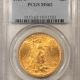 $20 1913-D $20 ST GAUDENS GOLD DOUBLE EAGLE – NGC MS-62, FLASHY LOOKS CHOICE!