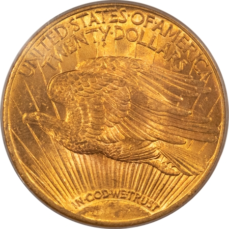 $20 1913-S $20 ST GAUDENS GOLD DOUBLE EAGLE – PCGS MS-63 FLASHY CHOICE, LOW MINTAGE!