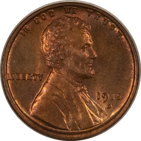 Lincoln Cents (Wheat) 1915-D LINCOLN CENT – UNCIRCULATED, PRETTY!