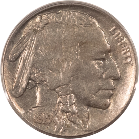 Buffalo Nickels 1915-D BUFFALO NICKEL – PCGS AU-58, PREMIUM QUALITY! LOOKS BRILLIANT UNCIRC!