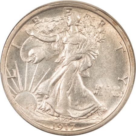 CAC Approved Coins 1917 WALKING LIBERTY HALF DOLLAR – PCGS AU-58, CAC APPROVED!