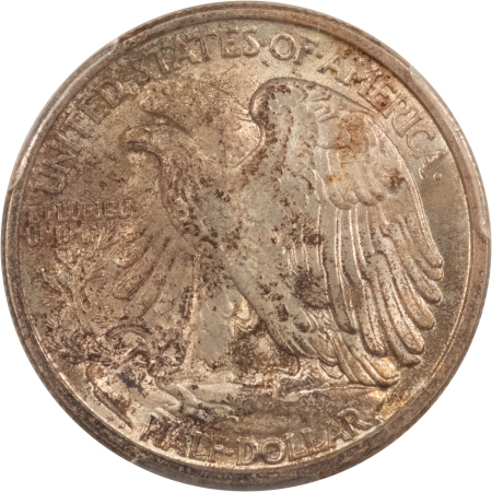 New Certified Coins 1917-D WALKING LIBERTY HALF DOLLAR, OBVERSE – PCGS MS-64, ORIGINAL