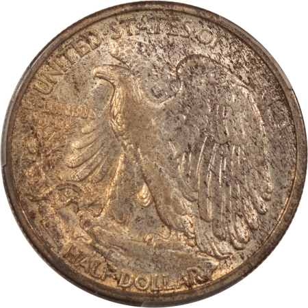 New Certified Coins 1917-S WALKING LIBERTY HALF DOLLAR, REVERSE – PCGS AU-58, ORIGINAL