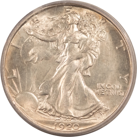 New Certified Coins 1920 WALKING LIBERTY HALF DOLLAR – PCGS MS-63, BLAST WHITE & CHOICE!