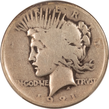 New Certified Coins 1921 $1 HIGH RELIEF PEACE DOLLAR – PCGS G-6, HONEST POCKET PIECE!