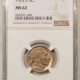 Buffalo Nickels 1924-D BUFFALO NICKEL NGC AU-50