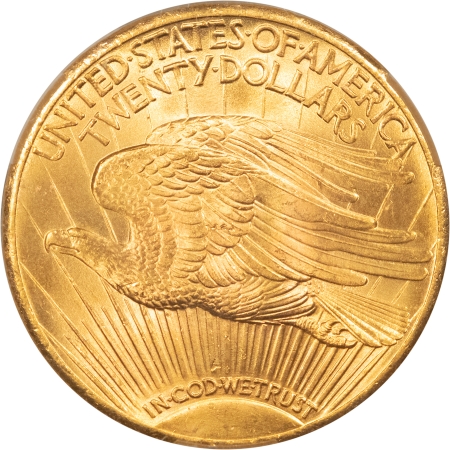 $20 1928 $20 ST GAUDENS DOUBLE EAGLE – CACG MS-66, LOOKS 67! PREMIUM QUALITY! CAC!