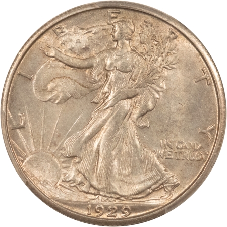 New Certified Coins 1929-D WALKING LIBERTY HALF DOLLAR PCGS MS-64, SATINY LUSTER & WELL-STRUCK