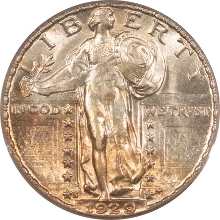 New Certified Coins 1929-S STANDING LIBERTY QUARTER – PCGS AU-58, PRETTY!