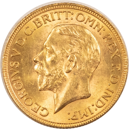 Gold Bullion 1931 SOUTH AFRICA 1 SOVEREIGN GOLD KM-A22 CHOICE BU!