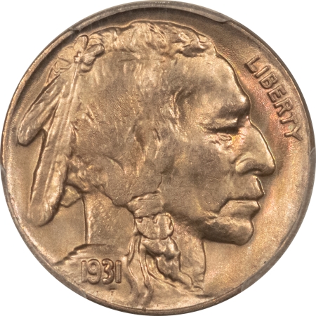 Buffalo Nickels 1931-S BUFFALO NICKEL – PCGS MS-65, GEM!