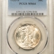 New Certified Coins 1934-S WALKING LIBERTY HALF DOLLAR – NGC MS-64, ORIGINAL WHITE! NICE!