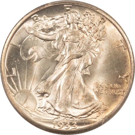 New Certified Coins 1933-S WALKING LIBERTY HALF DOLLAR – PCGS MS-64, LUSTROUS