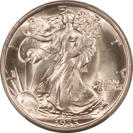 New Certified Coins 1935 WALKING LIBERTY HALF DOLLAR PCGS MS-66