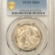 New Certified Coins 1935-S WALKING LIBERTY HALF DOLLAR – PCGS MS-64, WHITE & WELL-STRUCK