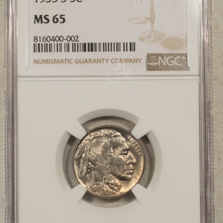 Buffalo Nickels 1935-S BUFFALO NICKEL – NGC MS-65, BLAZING LUSTER!