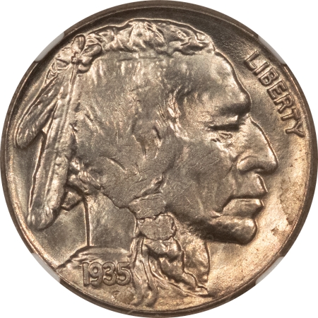 Buffalo Nickels 1935-S BUFFALO NICKEL – NGC MS-65, BLAZING LUSTER!