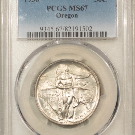 New Certified Coins 1936 OREGON COMMEMORATIVE HALF DOLLAR – PCGS MS-67, FRESH WHITE & NICE!