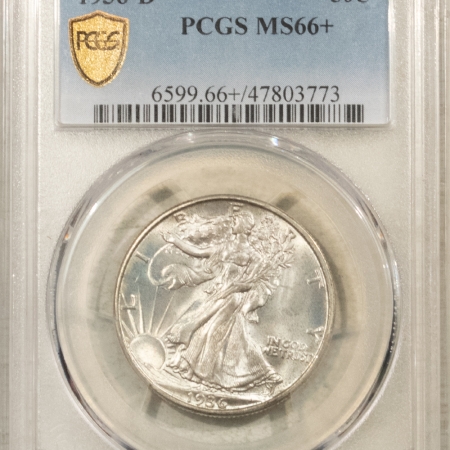 New Certified Coins 1936-D WALKING LIBERTY HALF DOLLAR – PCGS MS-66+ FRESH SKIN & SUPERB!