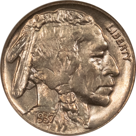 Buffalo Nickels 1937 BUFFALO NICKEL NGC MS-65 CAC APPROVED PREMIUM QUALITY FATTY!