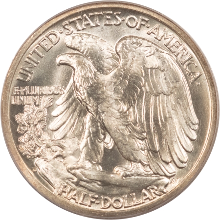 New Certified Coins 1938-D WALKING LIBERTY HALF DOLLAR – PCGS MS-65, WHITE GEM, KEY-DATE!