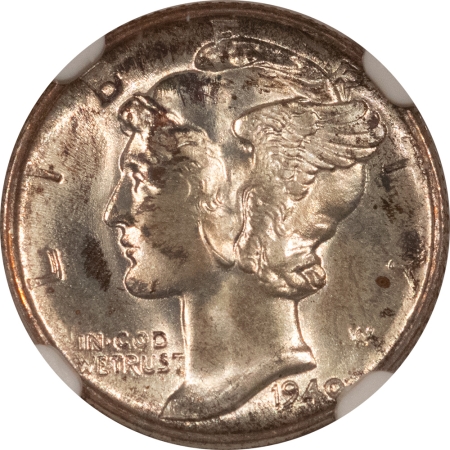 Mercury Dimes 1940 MERCURY DIME – NGC MS-67+, PRETTY, PREMIUM QUALITY!