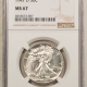 New Certified Coins 1941-D/D WALKING LIBERTY HALF DOLLAR, FS-501 NGC MS-67, RARE, POP-1 NONE HIGHER!