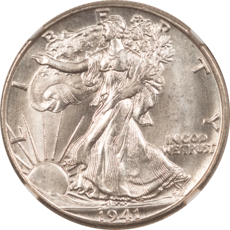 New Certified Coins 1941-D WALKING LIBERTY HALF DOLLAR – NGC MS-67 WHITE