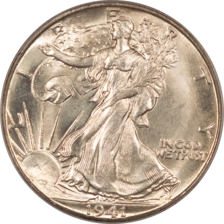 CAC Approved Coins 1941-D WALKING LIBERTY HALF DOLLAR – PCGS MS-66, FRESH & NICE! CAC APPROVED!