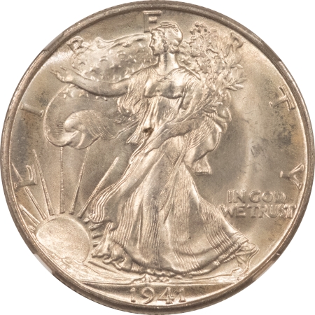 New Certified Coins 1941-D/D WALKING LIBERTY HALF DOLLAR, FS-501 NGC MS-67, RARE, POP-1 NONE HIGHER!