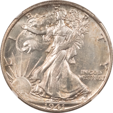 New Certified Coins 1941-S WALKING LIBERTY HALF DOLLAR – NGC MS-66, FRESH & FLASHY