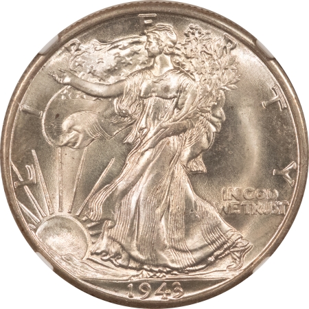 New Certified Coins 1943-D WALKING LIBERTY HALF DOLLAR – NGC MS-67+ FRESH WHITE & SUPERB!