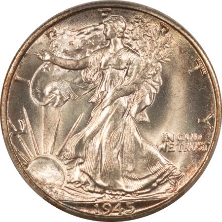 New Certified Coins 1945-D WALKING LIBERTY HALF DOLLAR PCGS MS-67