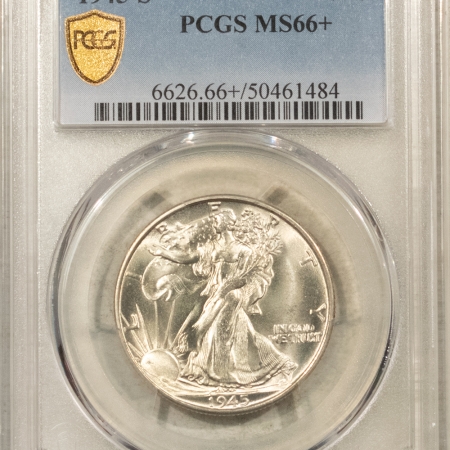 New Certified Coins 1945-S WALKING LIBERTY HALF DOLLAR – PCGS MS-66+