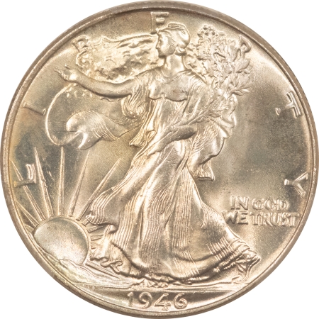 New Certified Coins 1946 WALKING LIBERTY HALF DOLLAR – PCGS MS-67, SUPERB, TOUGHER DATE!