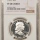 Franklin Halves 1954 PROOF FRANKLIN HALF DOLLAR NGC PF-68