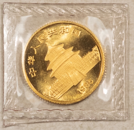 Bullion 1985 CHINA GOLD PANDA 1/10 OZ, – GEM UNCIRCULATED, SEALED!