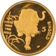 Gold Bullion 1986 SINGAPORE 10 SINGOLD 1/10 OZ YEAR OF THE TIGER, PL BU IN ORIG GOVT PLASTIC