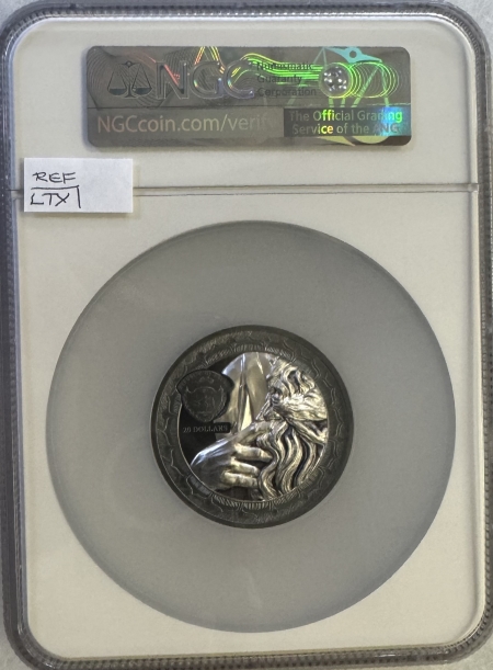 New Certified Coins 2022 PALAU $20 “ETERNAL SCULPTURES” MOSES, NGC PF 70 ULTRA CAMEO