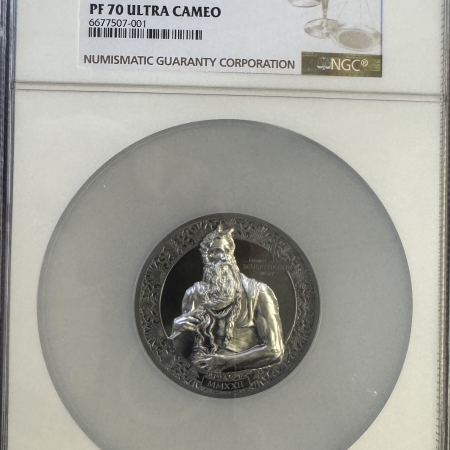 New Certified Coins 2022 PALAU $20 “ETERNAL SCULPTURES” MOSES, NGC PF 70 ULTRA CAMEO!