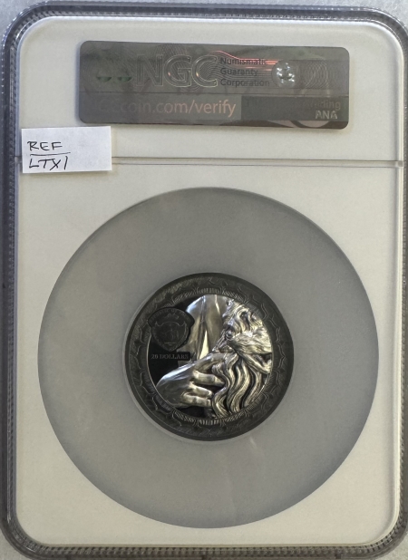 New Certified Coins 2022 PALAU $20 “ETERNAL SCULPTURES” MOSES, NGC PF 70 ULTRA CAMEO!