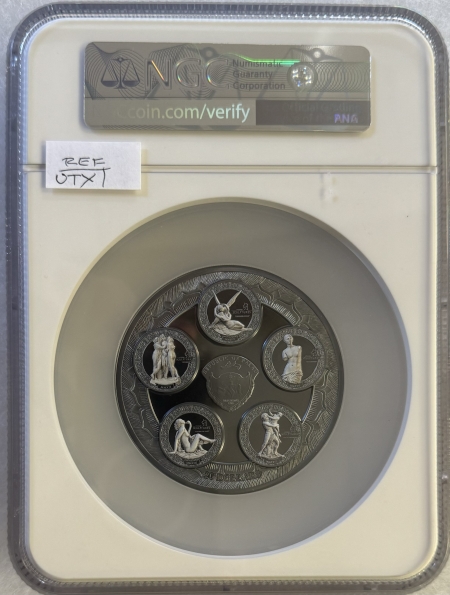 New Certified Coins 2021 PALAU ETERNAL SCULPTURES SILVER $20 ECSTACY OF ST. TERESA, NGC PF 70 UCAM!