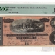 Confederate Notes 1864 $10 CONFEDERATE STATES OF AMERICA T-68, pp B, PMG CHOICE ABOUT UNC-55!