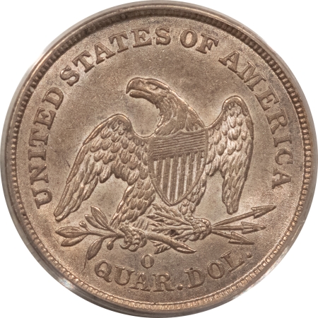 Liberty Seated Quarters 1840-O SEATED LIBERTY QUARTER, NO DRAPERY – PCGS AU-55, SCARCE AND NICE!