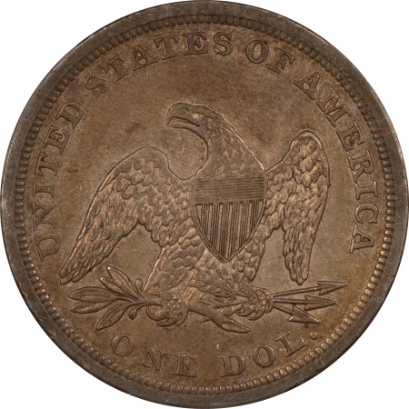 Liberty Seated Dollars 1842 $1 LIBERTY SEATED DOLLAR – PCGS AU-50, REALLY NICE ORIGINAL EARLY DATE!